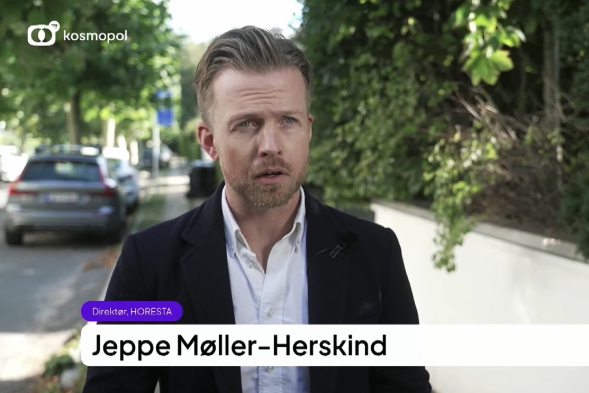 HORESTA kommenterede den nye overnatningsrekord i nyhederne på TV2 Kosmopol torsdag.